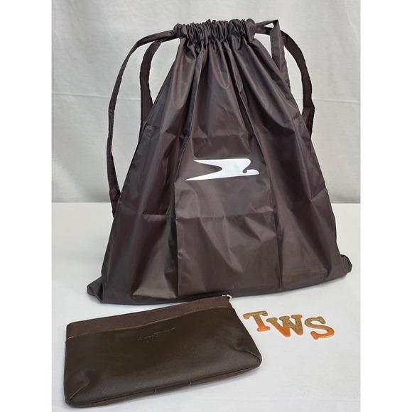 Salvatore Ferragamo Other - Salvatore Ferragamo Parfums Aerolineas Argentinas Travel Toiletry Pouch Brown